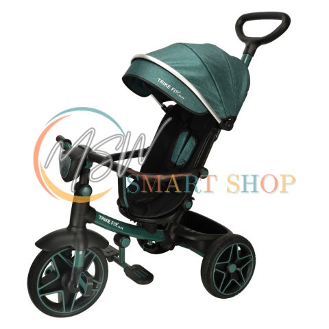 Rowerek trójkołowy TRIKE FIX Elite 2w1 rower spacerówka 6w1 zielony