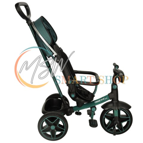 Rowerek trójkołowy TRIKE FIX Elite 2w1 rower spacerówka 6w1 zielony