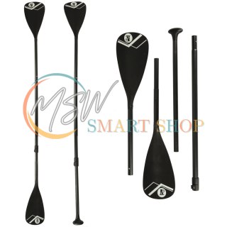 Wiosło kajakowe do deski SUP 2w1 składane aluminiowe regulowane 175 - 220 cm