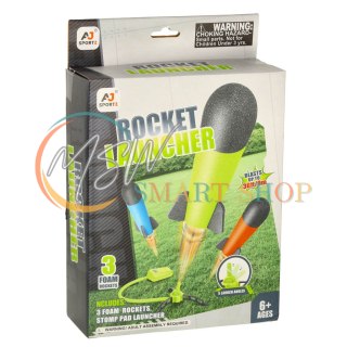 Wyrzutnia rakiet piankowych Power launcher rocket rakiety piankowe x3
