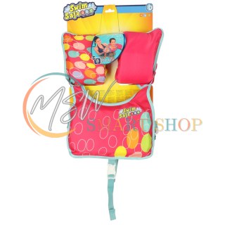 Kamizelka dmuchana BESTWAY 32174 kapok z rękawkami 3-6lat 19-30kg różowa