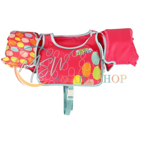 Kamizelka dmuchana BESTWAY 32174 kapok z rękawkami 3-6lat 19-30kg różowa