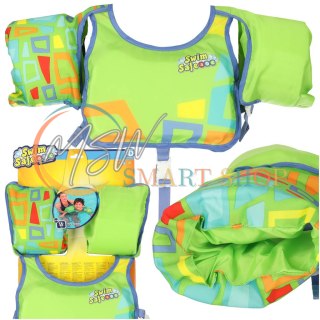 Kamizelka dmuchana BESTWAY 32174 kapok z rękawkami 3-6lat 19-30kg zielona