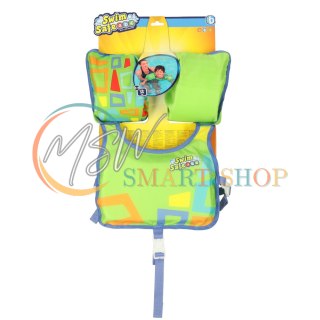 Kamizelka dmuchana BESTWAY 32174 kapok z rękawkami 3-6lat 19-30kg zielona
