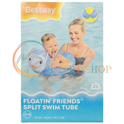 Kółko do pływania dmuchane BESTWAY 36405 pingwin 50x46cm