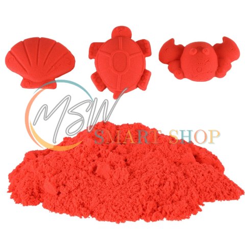 Piasek kinetyczny 1kg w woreczku czerwony Piasek kinetyczny 1kg w woreczku czerwony