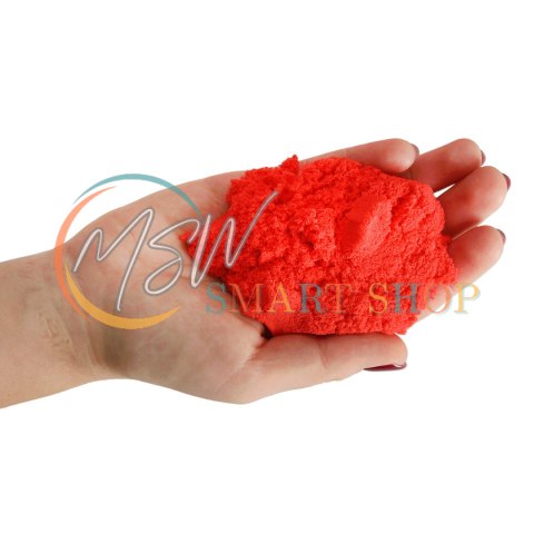 Piasek kinetyczny 1kg w woreczku czerwony Piasek kinetyczny 1kg w woreczku czerwony