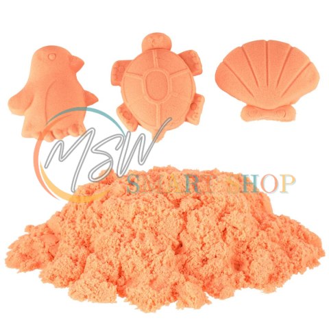 Piasek kinetyczny 1kg w woreczku pomarańczowy Piasek kinetyczny 1kg w woreczku pomarańczowy