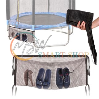 Torba siatka dolna do trampoliny organizer na buty klucze telefon 110cm
