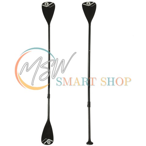 Wiosło kajakowe do deski SUP 2w1 składane aluminiowe regulowane 175 - 220 cm Wiosło kajakowe do deski SUP 2w1 składane aluminiowe regulowane 175 - 220 cm