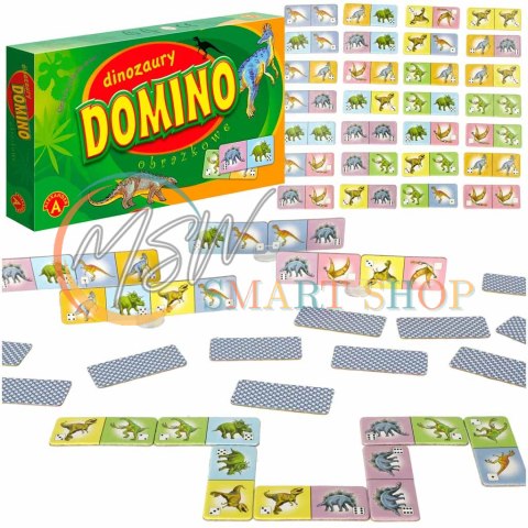 ALEXANDER Domino- dinozaury gra edukacyjna 4+ ALEXANDER Domino- dinozaury gra edukacyjna 4+