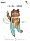 Balon foliowy Miś 55cm x 90cm
