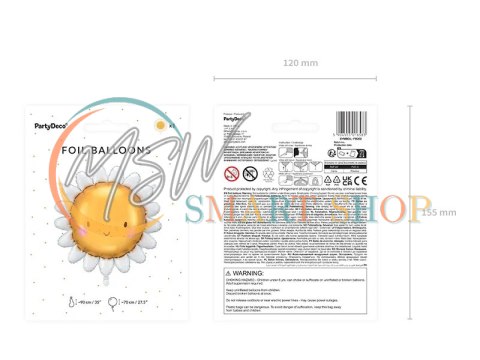 Balon foliowy Słońce 70cm Balon foliowy Słońce 70cm
