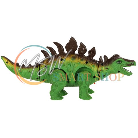 Dinozaur Stegozaur zabawka interaktywna na baterie chodzi świeci ryczy Dinozaur Stegozaur zabawka interaktywna na baterie chodzi świeci ryczy