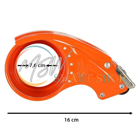 Dyspenser do taśmy klejącej zaklejarka owijarka metalowy 5cm Dyspenser do taśmy klejącej zaklejarka owijarka metalowy 5cm