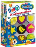 Farby do malowania palcami Bambino 12 kolorów