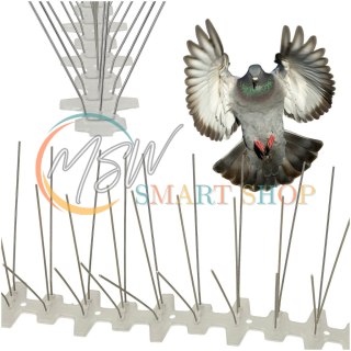 Kolce metalowe na ptaki gołębie 50cm x 11cm x 4cm