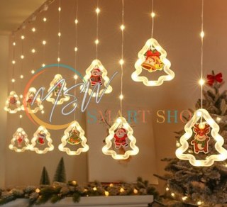 Kurtyna LED na okno girlanda świąteczna choinkowa 3 m 125 LED