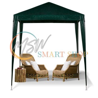 Pawilon ogrodowy namiot imprezowy handlowy altana zielony 2 x 2 m