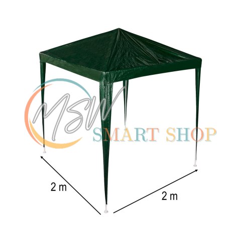 Pawilon ogrodowy namiot imprezowy handlowy altana zielony 2 x 2 m Pawilon ogrodowy namiot imprezowy handlowy altana zielony 2 x 2 m