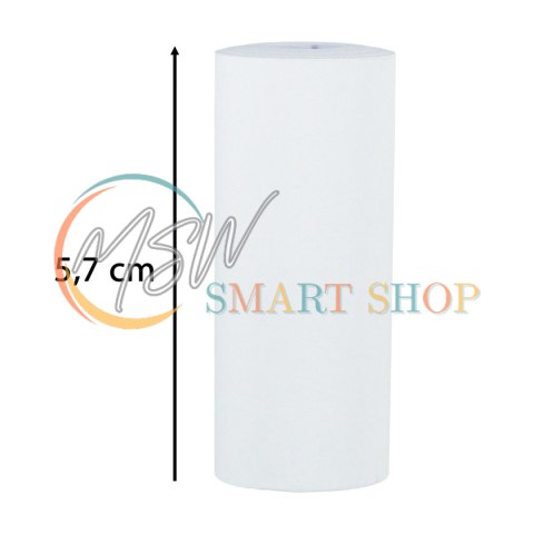 Rolki termiczne papier do drukarki apartu 5,7cm x 4,5m 5 sztuk Rolki termiczne papier do drukarki apartu 5,7cm x 4,5m 5 sztuk