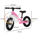 Rowerek biegowy Trike Fix Active X2 rower lekki 3,7 kg pompowane koła różowy