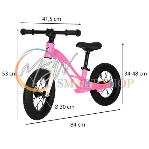 Rowerek biegowy Trike Fix Active X2 rower lekki 3,7 kg pompowane koła różowy Rowerek biegowy Trike Fix Active X2 rower lekki 3,7 kg pompowane koła różowy