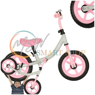 Rowerek biegowy Trike Fix Balance rower ultra lekki różowy
