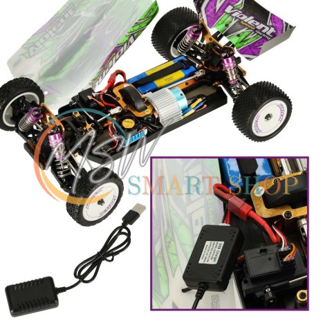 Samochód zdalnie sterowny terenowy wyczynowy WLToys 104002 1:10 4WD 2,4Ghz Samochód zdalnie sterowny terenowy wyczynowy WLToys 104002 1:10 4WD 2,4Ghz