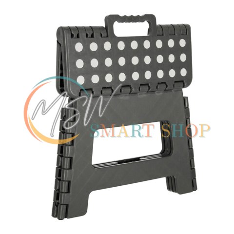 Stołek taboret składany antypoślizgowy 22cm ciemny szary Stołek taboret składany antypoślizgowy 22cm ciemny szary