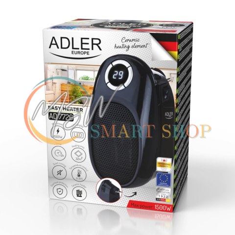 Termowentylator Adler AD 7726 Easy heater grzejnik elektryczny farelka 1500W