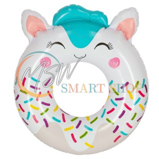 INTEX 59266 Kółko do pływania koło dmuchane ponton plażowy jednorożec max 40kg 76 cm