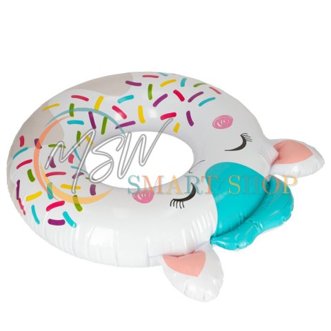 INTEX 59266 Kółko do pływania koło dmuchane ponton plażowy jednorożec max 40kg 76 cm