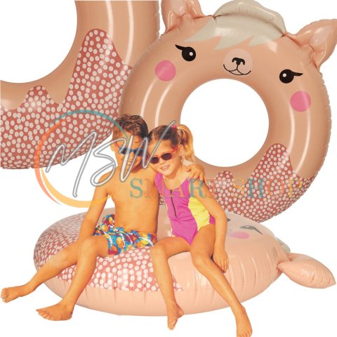 INTEX 59266 Kółko do pływania koło dmuchane ponton plażowy lama max 40kg 76 cm