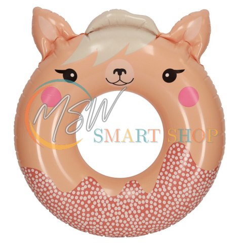 INTEX 59266 Kółko do pływania koło dmuchane ponton plażowy lama max 40kg 76 cm