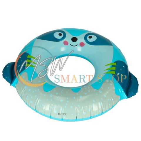 INTEX 59266 Kółko do pływania koło dmuchane ponton plażowy leniwiec max 40kg 76 cm