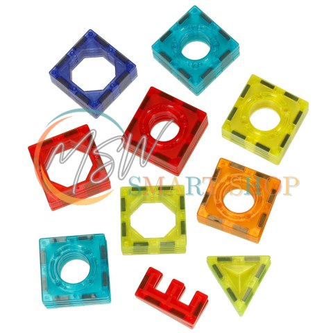 Klocki magnetyczne magnetic sticks marble tor kulkowy z dźwiękiem muzyką grający 118 elementów