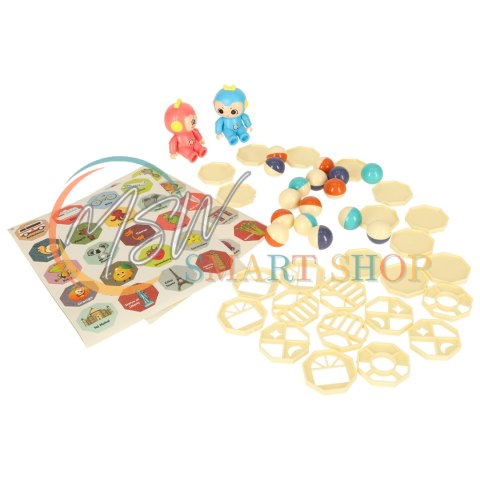 Klocki magnetyczne magnetic sticks marble tor kulkowy z dźwiękiem muzyką grający 118 elementów