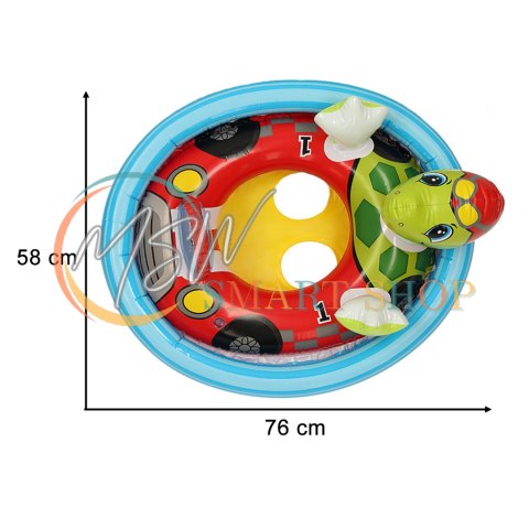 Kółko do pływania dla niemowląt koło pontonik dla dzieci dmuchany z siedziskiem żółw max 23kg 3-4lata INTEX 59570 Kółko do pływania dla niemowląt koło pontonik dla dzieci dmuchany z siedziskiem żółw max 23kg 3-4lata INTEX 59570