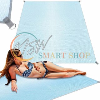 Mata plażowa koc na plażę sand free XXL 200x200cm