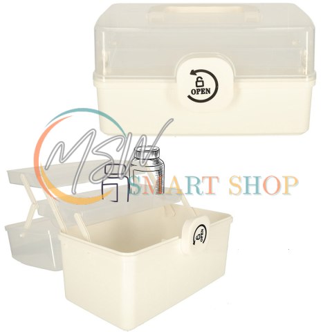 Pojemnik na leki organizer pudełko apteczka 29 x 16 x 15 cm Pojemnik na leki organizer pudełko apteczka 29 x 16 x 15 cm