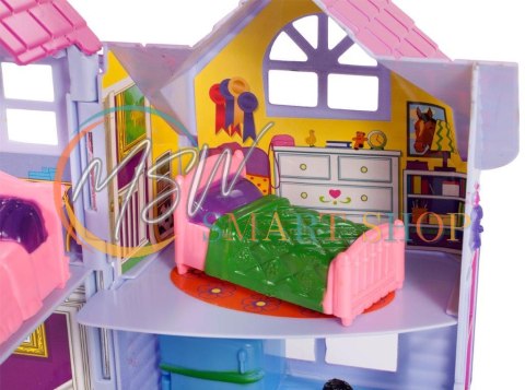 Domek dla lalek Country rozkładana Villa 18cm Domek dla lalek Country rozkładana Villa 18cm