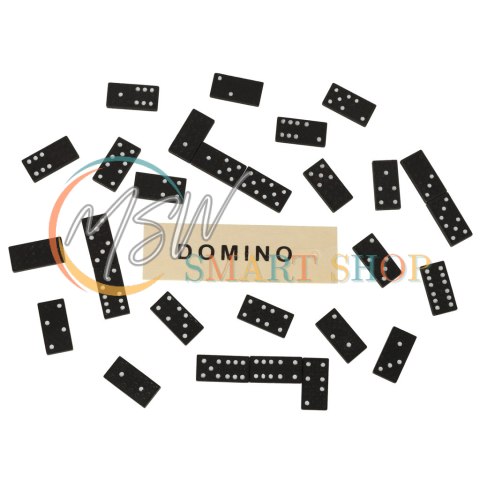 Domino drewniane gra rodzinna edukacyjna z etui klocki z drewna do gry Domino drewniane gra rodzinna edukacyjna z etui klocki z drewna do gry