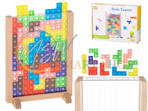 Gra logiczna układanka tetris stojący