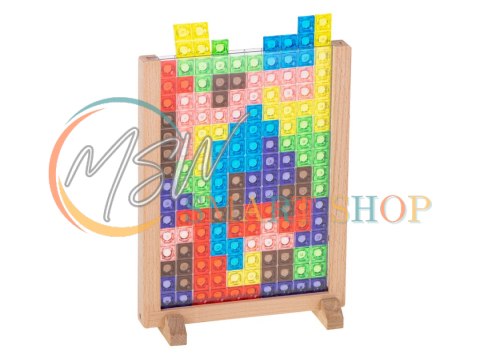 Gra logiczna układanka tetris stojący