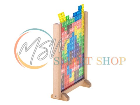 Gra logiczna układanka tetris stojący