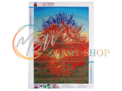 Haft diamentowy Diamond Painting mozaika diamentowa zestaw 5D dmuchawiec