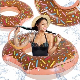 Kółko do pływania koło dmuchane BESTWAY 36188 donut brązowe 107cm