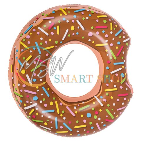Kółko do pływania koło dmuchane BESTWAY 36188 donut brązowe 107cm Kółko do pływania koło dmuchane BESTWAY 36188 donut brązowe 107cm