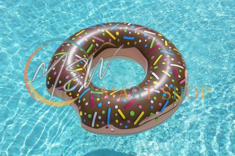Kółko do pływania koło dmuchane BESTWAY 36188 donut brązowe 107cm Kółko do pływania koło dmuchane BESTWAY 36188 donut brązowe 107cm